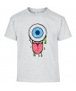 T-shirt Homme Trash Oeil [Humour Noir, Swag, Fun, Drôle] T-shirt Manches Courtes, Col Rond