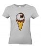 T-shirt Femme Trash Glace Oeil Chocolat [Humour Noir, Swag, Fun, Drôle] T-shirt Manches Courtes, Col Rond