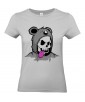 T-shirt Femme Trash Tête de Mort Koala [Humour Noir, Skull, Swag, Fun, Drôle] T-shirt Manches Courtes, Col Rond