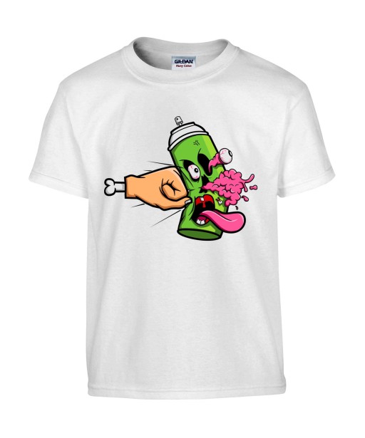 T-shirt Homme Trash Gore Poing [Humour Noir, Swag, Fun, Drôle] T-shirt Manches Courtes, Col Rond