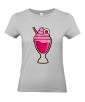 T-shirt Femme Trash Glace Fraise [Humour Noir, Swag, Fun, Drôle] T-shirt Manches Courtes, Col Rond