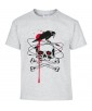 T-shirt Homme Tête de Mort Corbeau [Skull, Gothique, Sang, Os Croisés] T-shirt Manches Courtes, Col Rond