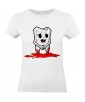 T-shirt Femme Trash Dent [Humour Noir, Sang, Swag, Fun, Drôle] T-shirt Manches Courtes, Col Rond