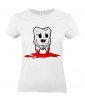 T-shirt Femme Trash Dent [Humour Noir, Sang, Swag, Fun, Drôle] T-shirt Manches Courtes, Col Rond