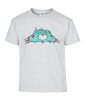 T-shirt Homme Trash Zombie Coeur [Humour Noir, Swag, Fun, Drôle] T-shirt Manches Courtes, Col Rond