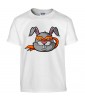 T-shirt Homme Trash Buggs Bunny [Humour Noir, Swag, Animaux, Fun, Drôle, Lapin, Super Héros, Ninja] T-shirt Manches Courtes, Col Rond