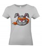 T-shirt Femme Trash Buggs Bunny [Humour Noir, Swag, Animaux, Fun, Drôle, Lapin, Super Héros, Ninja] T-shirt Manches Courtes, Col Rond