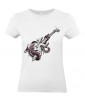 T-shirt Femme Trash Guitare Electrique [Musique, Heavy Metal, Hard Rock] T-shirt Manches Courtes, Col Rond