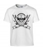 T-shirt Homme Tête de Mort Rock [Skull, Musique, Guitare] T-shirt Manches Courtes, Col Rond