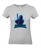 T-shirt Femme Geek Samouraï [Jeux Vidéos, Gamer, Katana] T-shirt Manches Courtes, Col Rond