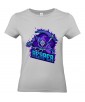 T-shirt Femme Geek Reaper [Tête de Mort, Skull, Faucheuse, Jeux Vidéos, Gamer] T-shirt Manches Courtes, Col Rond