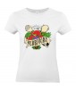 T-shirt Femme Herbivore [Nature, Humour Noir, Vegan, Bio, Écologie] T-shirt Manches Courtes, Col Rond