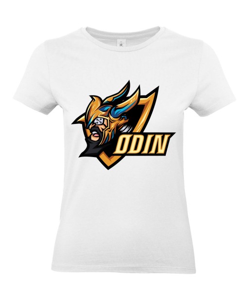 T-shirt Femme Geek Odin [Jeux Vidéos, Gamer, Comics, Marvel, Thor] T-shirt Manches Courtes, Col Rond