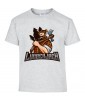 T-shirt Homme Bûcheron [Nature, Design, LumberJack] T-shirt Manches Courtes, Col Rond