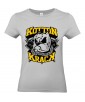 T-shirt Femme Kotton Krack [Street Art, Urban, Animaux, Swag, Chien, Pitbull] T-shirt Manches Courtes, Col Rond