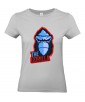 T-shirt Femme Geek Gorille [Jeux Vidéos, Gamer, Animaux] T-shirt Manches Courtes, Col Rond