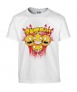 T-shirt Homme Smiley Buzz [Trash, Gore, Street Art, Urban, Swag, Graffiti] T-shirt Manches Courtes, Col Rond