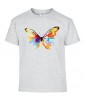 T-shirt Homme Pop Art Papillon [Graphique, Animaux, Géométrique, Abstract, Colorful] T-shirt Manches Courtes, Col Rond