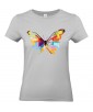 T-shirt Femme Pop Art Papillon [Graphique, Animaux, Géométrique, Abstract, Colorful] T-shirt Manches Courtes, Col Rond