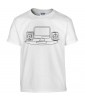 T-shirt Homme Ligne Geek [Graphique, Design, Trait, Gamer, Ordinateur] T-shirt Manches Courtes, Col Rond