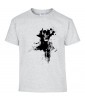 T-shirt Homme Tête de Mort Graphique [Skull, Gothique, Tâches] T-shirt Manches Courtes, Col Rond