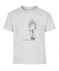T-shirt Homme Ligne Course [Graphique, Design, Trait, Sport, Running, Trail] T-shirt Manches Courtes, Col Rond