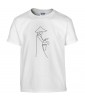 T-shirt Homme Ligne Chinois [Graphique, Design, Trait, Chine, Riz] T-shirt Manches Courtes, Col Rond