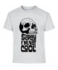 T-shirt Homme Tête de Mort Cool [Skull, Gothique, Sorry I m Not Cool] T-shirt Manches Courtes, Col Rond