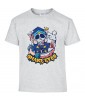 T-shirt Homme Tête de Mort Snake Eyes [Fun, Humour Noir, Trash, Swag] T-shirt Manches Courtes, Col Rond