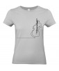 T-shirt Femme Ligne Contrebasse [Graphique, Design, Trait, Musique, Jazz] T-shirt Manches Courtes, Col Rond