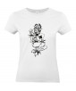 T-shirt Femme Pin-Up Poker [Rétro, Bouffon, Casino, Cartes, Dé, Vintage, Sexy] T-shirt Manches Courtes, Col Rond