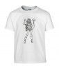 T-shirt Homme Pin-Up Hippie [Rétro, Peace, Love, Fleur, Nature, Vintage, Sexy] T-shirt Manches Courtes, Col Rond
