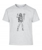 T-shirt Homme Pin-Up Hippie [Rétro, Peace, Love, Fleur, Nature, Vintage, Sexy] T-shirt Manches Courtes, Col Rond