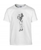 T-shirt Homme Pin-Up Cinéma [Rétro, Pop-Corn, Vintage, Sexy] T-shirt Manches Courtes, Col Rond