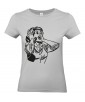 T-shirt Femme Pin-Up Rétro [Vintage, Sexy] T-shirt Manches Courtes, Col Rond