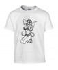 T-shirt Homme Pin-Up Léopard [Rétro, Vintage, Sexy, Coquin] T-shirt Manches Courtes, Col Rond