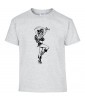 T-shirt Homme Pin-Up Pirate [Rétro, Sabre, Bottes, Vintage, Sexy] T-shirt Manches Courtes, Col Rond