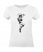 T-shirt Femme Pin-Up Pirate [Rétro, Sabre, Bottes, Vintage, Sexy] T-shirt Manches Courtes, Col Rond