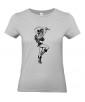 T-shirt Femme Pin-Up Pirate [Rétro, Sabre, Bottes, Vintage, Sexy] T-shirt Manches Courtes, Col Rond