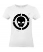 T-shirt Femme Tête de Mort Cible [Skull, Marvel, Super Héros] T-shirt Manches Courtes, Col Rond