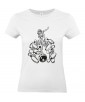 T-shirt Femme Pin-Up Bowling [Rétro, Strike, Vintage, Sexy] T-shirt Manches Courtes, Col Rond