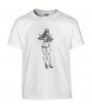 T-shirt Homme Pin-Up Cirque [Rétro, Vintage, Sexy] T-shirt Manches Courtes, Col Rond