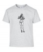 T-shirt Homme Pin-Up Cirque [Rétro, Vintage, Sexy] T-shirt Manches Courtes, Col Rond