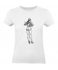 T-shirt Femme Pin-Up Cirque [Rétro, Vintage, Sexy] T-shirt Manches Courtes, Col Rond