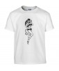 T-shirt Homme Pin-Up Diable [Rétro, Coquin, Diablesse, Vintage, Sexy] T-shirt Manches Courtes, Col Rond