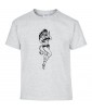 T-shirt Homme Pin-Up Diable [Rétro, Coquin, Diablesse, Vintage, Sexy] T-shirt Manches Courtes, Col Rond