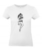 T-shirt Femme Pin-Up Diable [Rétro, Coquin, Diablesse, Vintage, Sexy] T-shirt Manches Courtes, Col Rond