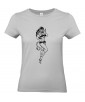 T-shirt Femme Pin-Up Diable [Rétro, Coquin, Diablesse, Vintage, Sexy] T-shirt Manches Courtes, Col Rond