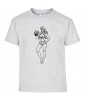 T-shirt Homme Pin-Up Alcool [Rétro, Serveuse, Rhum, Bière, Vintage, Sexy] T-shirt Manches Courtes, Col Rond