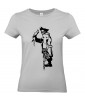 T-shirt Femme Tattoo Pirate [Tatouage, Animaux, Perroquet] T-shirt Manches Courtes, Col Rond